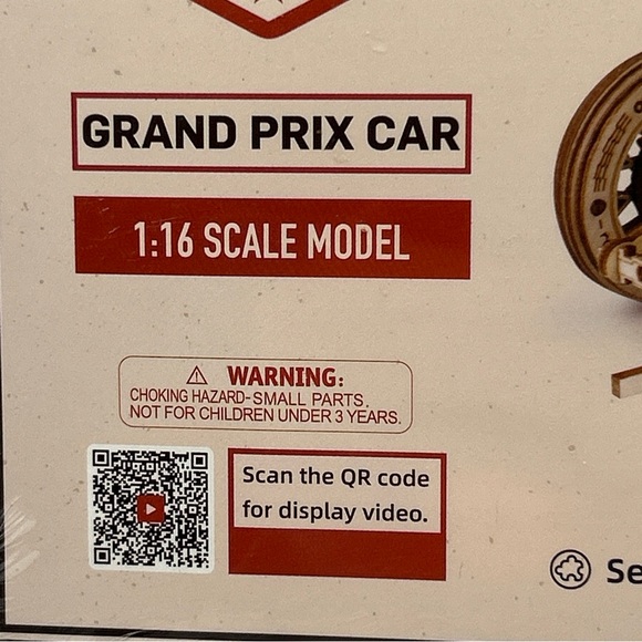 Hands Craft DIY Wooden Car Model 1910 Grand Prix ~ Wooden Car Puzzle *SEALED* - Picture 3 of 8